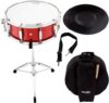 Mendini by Cecilio Student Snare Drum Set, MSN-1455P-BR
