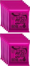 Ernie Ball Super Slinky 9-42 (12 Pack Bundle)