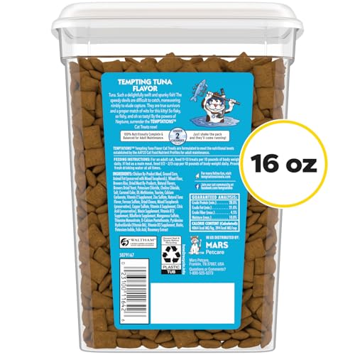 Temptations Classic Crunchy Soft Cat Treats, 16 oz Tub - Image 2