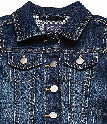 The Children's Place Baby Toddler Girls Basic Denim Jacket - Image 3