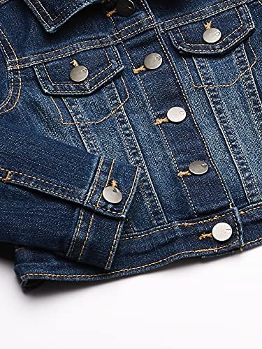 The Children's Place Baby Toddler Girls Basic Denim Jacket - Image 4
