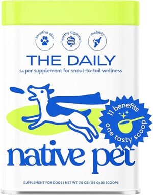 Native Pet The Daily Dog Supplement – 11 in 1 Multivitamin