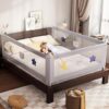omzer Toddler Bed Rails With Double Lock