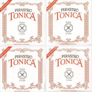Pirastro Tonica Violin String Set – 4/4 Size