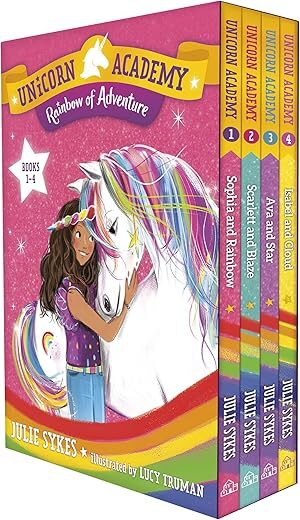 Unicorn Academy: Rainbow Of Adventure Boxed Set (Books 1-4) By Julie Sykes