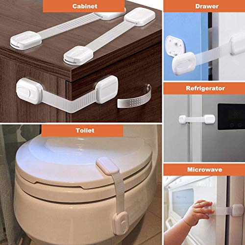 vmaisi 6 Pack Multi-Use Adhesive Straps Locks - Image 2