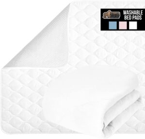 Gorilla Grip Washable Toddler Mattress Pad, Absorbent Leak Proof 52x34