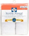 SEALY BABY Waterproof Fitted Toddler Bed Mattress Pad Topper