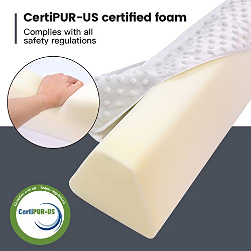 YENING Baby Bed Bumpers Foam Guard Rail 1-Pack - Image 5