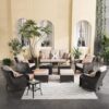 XIZZI 10-Piece Wicker Patio Furniture Set
