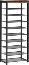 HOOBRO 10 Tier Narrow Shoe Storage Organizer