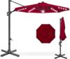 Best Choice Products 10ft Solar LED Cantilever Patio Umbrella