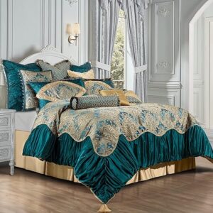 Loom and Mill 11-Piece Luxury Damask Comforter Set