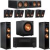 Klipsch 11.1 Ebony Home Theater System With RP-8000F