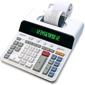 Sharp 12 Digit Thermal Printing Calculator ELT3301