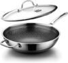 DOTCLAD 12 Inch Hybrid Wok With Lid