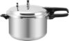 BreeRainz 12 Quart Aluminum Pressure Cooker, Silver