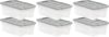 Amazon Basics 12 Quart Stackable Storage Bins