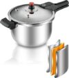 Vividness 12 Quart Stainless Steel Pressure Cooker