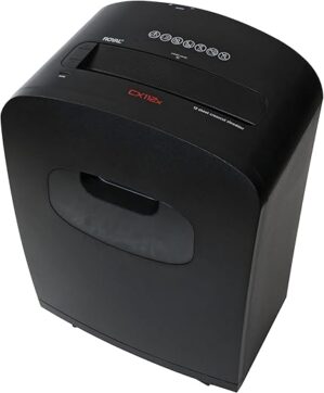 Royal 12-Sheet Cross-Cut Shredder, Black