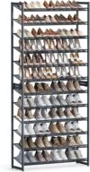 SONGMICS 12-Tier Stackable Shoe Organizer, Metal