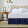 Linenspa 14 Inch Microfiber Ruffle Bed Skirt