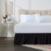 Linenspa 14 Inch Microfiber Ruffle Bed Skirt