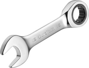 DURATECH 15mm Stubby Ratcheting Combination Wrench