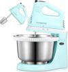 Cozeemax 2 In 1 Electric Hand Mixer Aqua