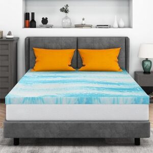 IULULU 2 Inch Gel Memory Foam Mattress Topper