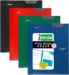 Five Star 2 Pocket Plastic Folders, 4 Pack