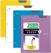 Five Star 2 Pocket Plastic Folders, 4 Pack