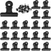 YUCHIYA 20 Pack Metal Clips With Push-pins