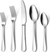 ENLOY 20 Piece Stainless Steel Silverware Set