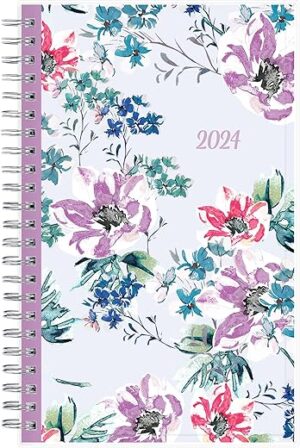 Blue Sky 2024 Weekly Monthly Planner, 5" x 8", Laila (137276-24)