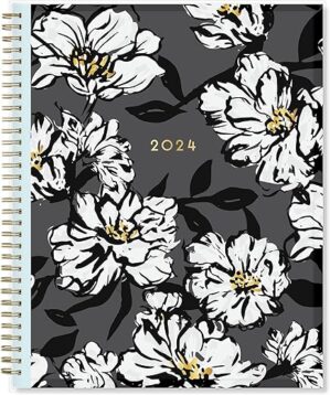 Blue Sky 2024 Weekly Monthly Planner, 8.5" x 11", Baccara Dark (110211-24)