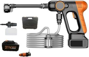 Blusonno 21V Cordless Pressure Washer, 70Bar
