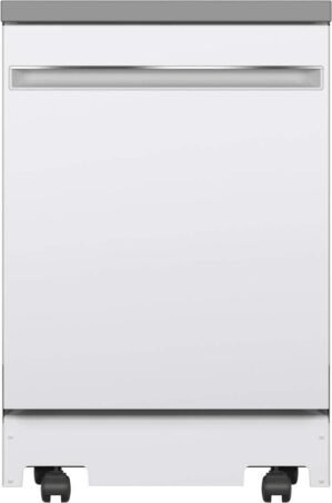 GE 24″ Energy Star Portable Dishwasher, GPT225SGLWW