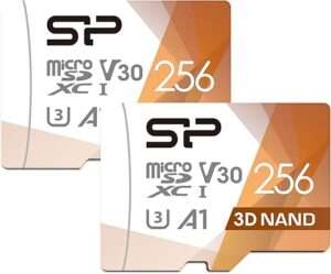 SP Silicon Power 256GB Micro SD Card U3, Nintendo-Switch Compatible