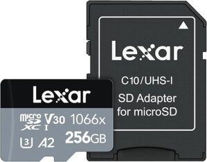 Lexar 256GB Professional 1066x Micro SD Card