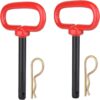 Comonc 3/8 Inch Red Handle Hitch Pin Set