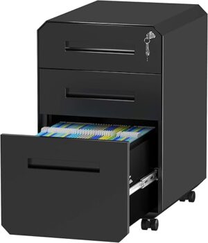 YITAHOME 3-Drawer Portable Office Filing Cabinet