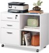 DEVAISE 3-Drawer Wood File Cabinet With Lock