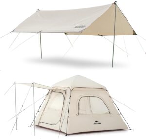 Naturehike 3 Person Pop Up Tent Tarp