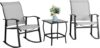 Vongrasig 3 Piece Outdoor Rocking Bistro Set