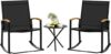 Shintenchi 3 Piece Outdoor Rocking Bistro Set