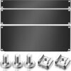 Zhengmy 3 Pieces Metal Rack Mount Filler Panel Kit