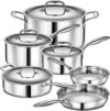 LEGEND COOKWARE 3 Ply Stainless Steel Cookware Set