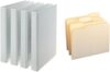 Amazon Basics 3-Ring Binder And File Folders Bundle