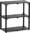 Hastatii 3-Shelf Metal Storage Rack Black